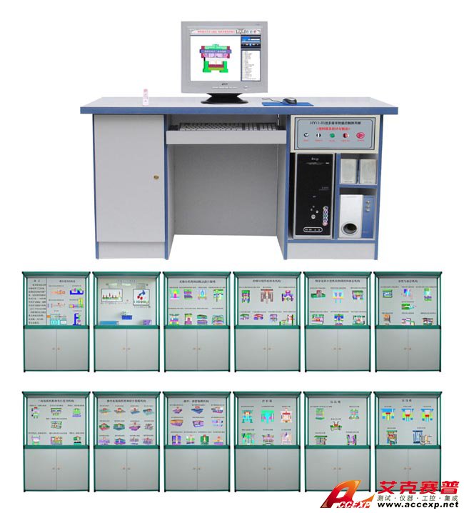 多媒體智能控制《塑料模具設(shè)計與制造》陳列柜