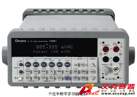  Chroma Model 12061 六位半數(shù)字多功能電表