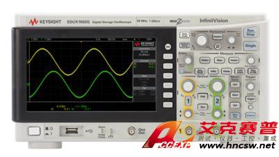 keysight是德 EDUX1002G 示波器：50 MHz，2 個模擬通道